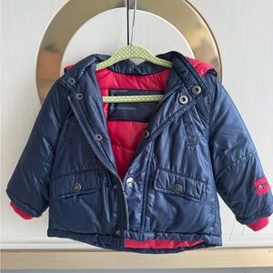 OshKosh B'gosh Navy and Red Puffer Jacket